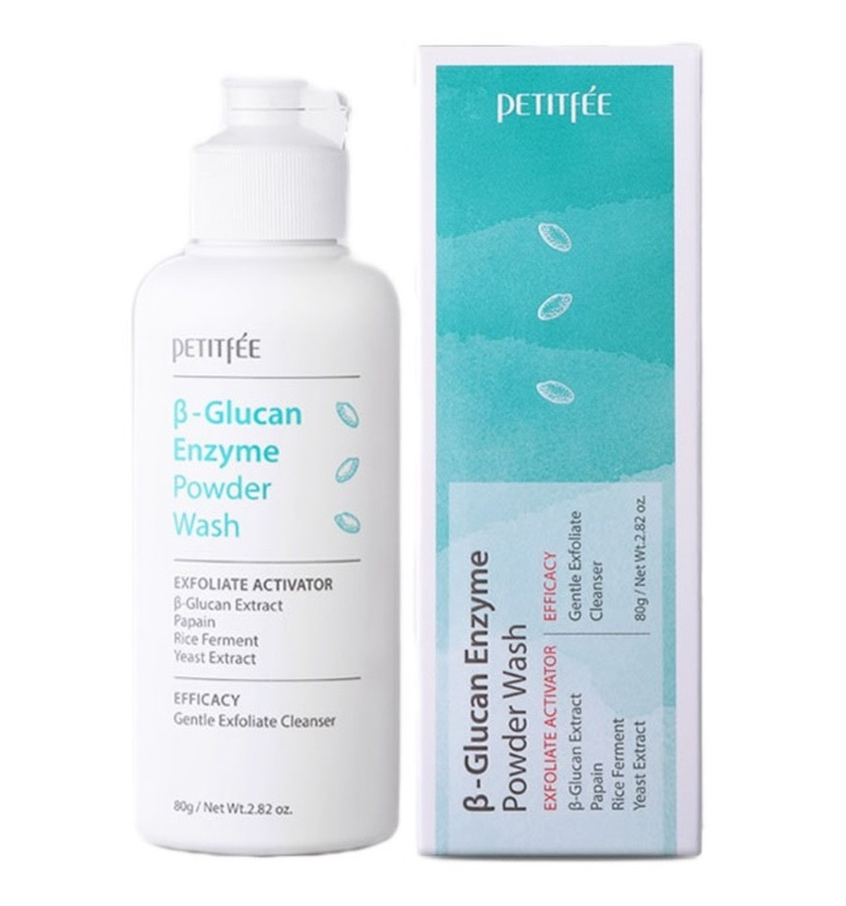 Прыщи от энзимной пудры. Petitfee Beta Glucan Enzyme Powder Wash Cleanser 80g. Petitfee Beta-Glucan Enzyme Powder Wash. Энзимная пудра для умывания корейская. Enzyme энзимная пудра для умывания.