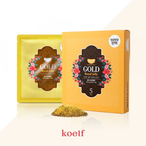 Гідрогелева маска для обличчя з золотом KOELF Gold & Royal Jelly Hydro Gel Mask