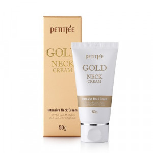 Крем для шиї і декольте з золотом Petitfee Gold Neck Cream 50g