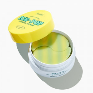 Гідрогелеві патчі для очей з лимоном та базиліком PETITFEE Lemon & Basil Ice-Pop Hydrogel Eye Mask 60шт